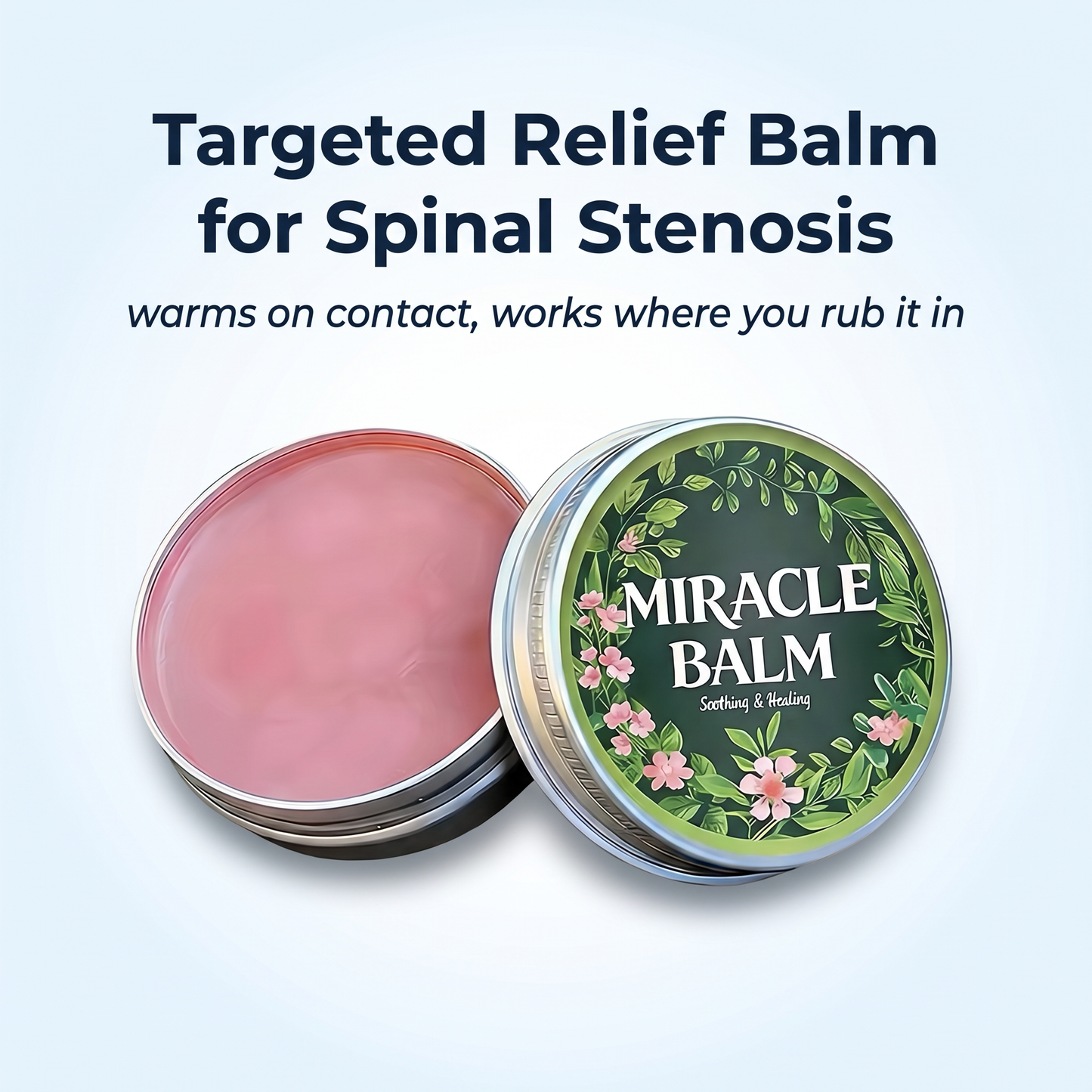 ErgoPoise Miracle Balm, targeted relief balm for spinal stenosis