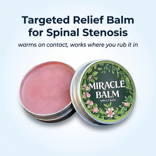 ErgoPoise Miracle Balm, targeted relief balm for spinal stenosis